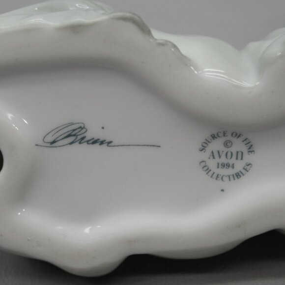 Vintage 1994 Avon Cow Bull The Bethlehem Nativity Collection Porcelain Christmas - Picture 7 of 8